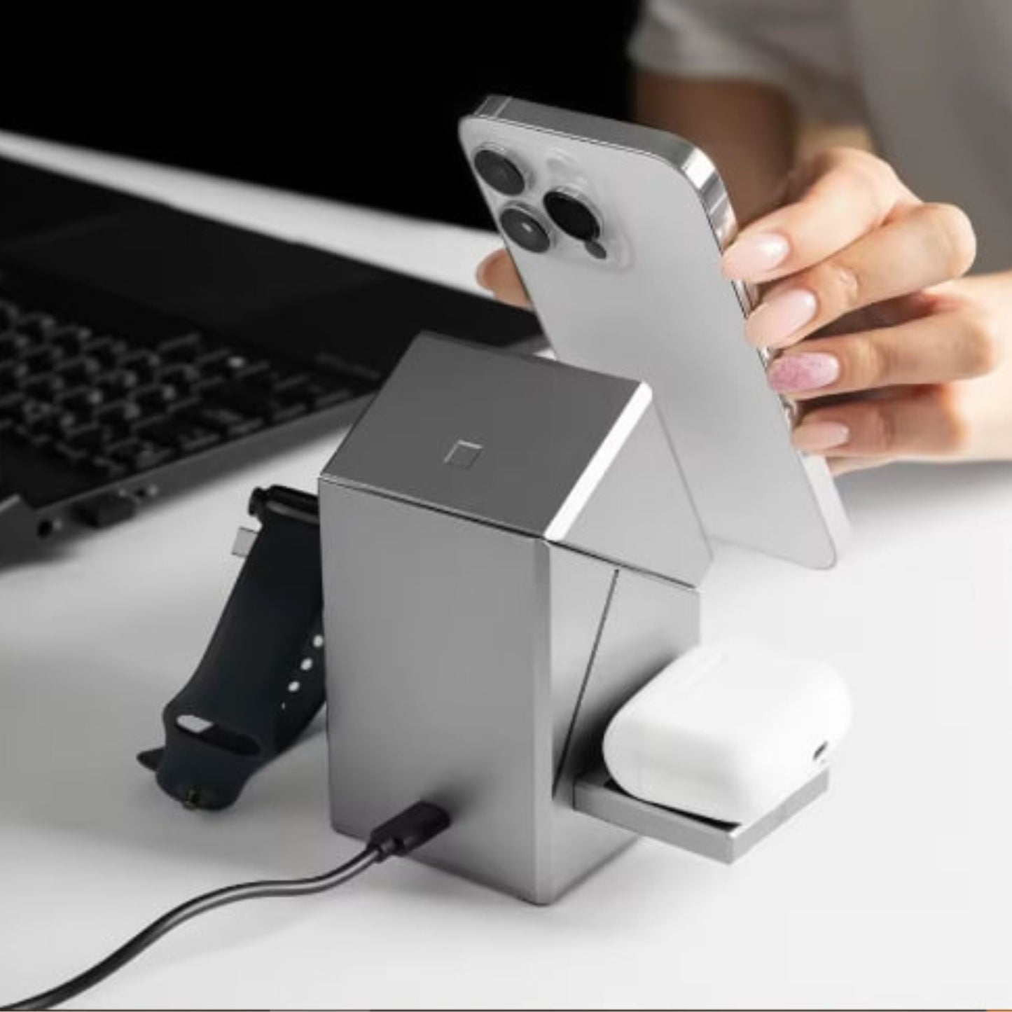 Chargeur Magnétique 3 en 1